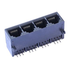 China 9903-10P-047 Multi - port RJ45 8P8C Dual Port Unshielded Without LEDs LPJE104NNL on sale