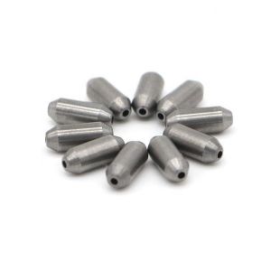 High Density Custom Tungsten Carbide Parts / Roller Needle With Straight Hole