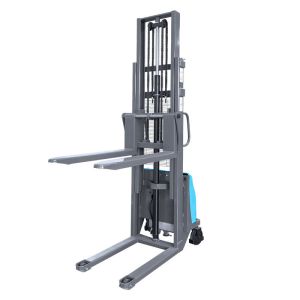 Walk Behind Semi Electric Pallet Stacker Lift 12V Explosion Proof