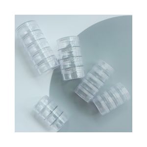 Customized 5g 10g Stackable PS Jar for Glitter Powder 5ml 10ml in Other Personal