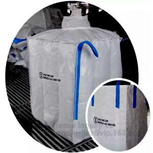 Cheap fully belted PP loop ton bag,PP Woven Bulk jumbo Bag used, pp jumbo bags supplier, PP BIG WHITE USED scrap, bagease, pak for sale