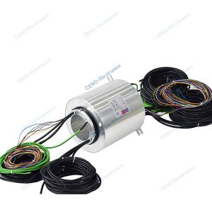 Waterproof Slip Ring With 15 Circuits Electric Power Ethernet Signal and