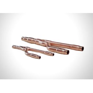 Multi Standard Refrigeration Pipe Fittings Copper Y Joint Disperse Refnet