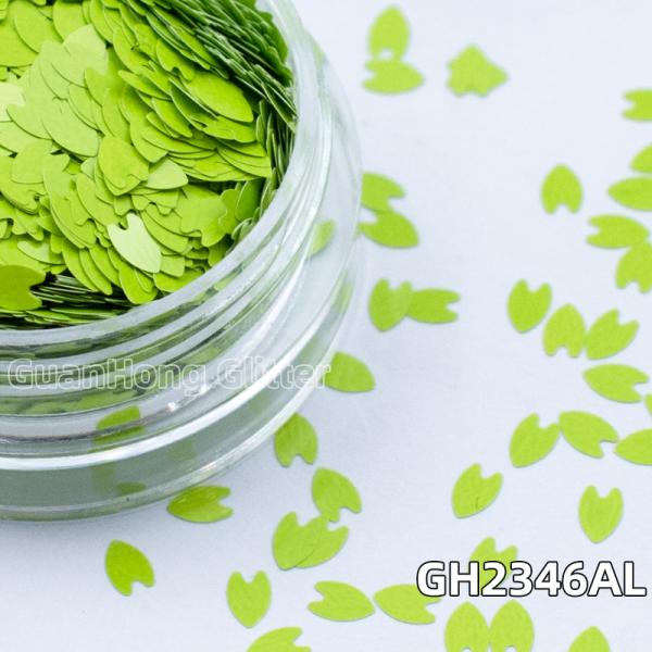 Loose Oil Based Solvent Resistance Glitter Matte Petal Shaped For For Nails Oem