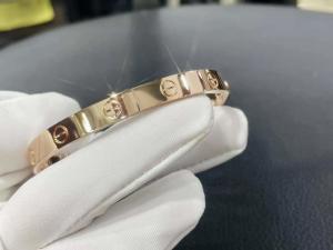 Cheap What Is Hong Kong Gold Love Bracelet 18K Yellow Gold For Jewelry Factory Manufacturer for sale