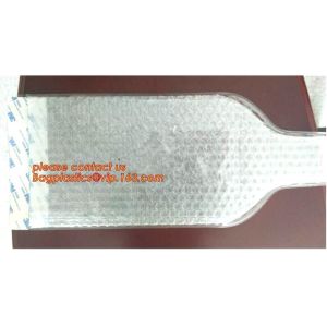 Anti-Shock Reusable Plastic PVC Inflatable Bubble Liner Protective Pac Red Wine