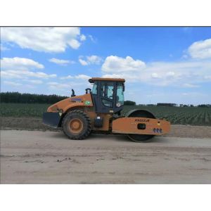 China Almost New 22Ton XS223JE Electric Control 22 Ton Smooth Single Drum Road Roller on sale