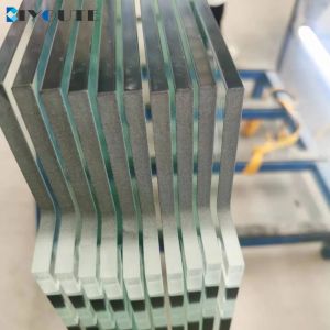 Custom Size Curved Tempered Laminated Glass Bent Double Toughened Laminated