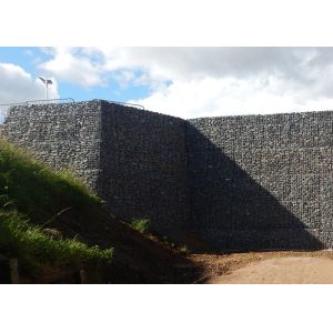 Decorative Retaining Wall Gabion Baskets / Welded Mesh Gabion Cladding