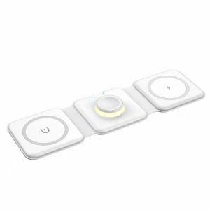 3 In 1 Magnetic Wireless Charging Night Light 121g Fast Charger 15W