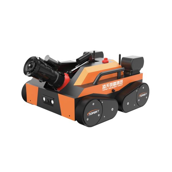 Strong Towing Capacity Portable Electric Four Track Fire Extinguishing Robot