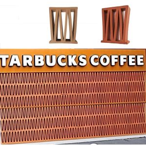 Matt Surface Sintered Technique Decorative Brick Wall Blocks For Ventilation In