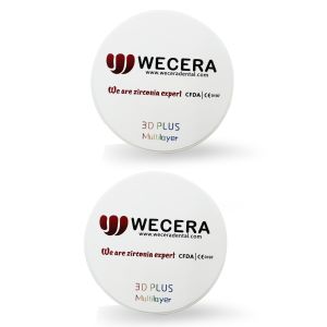 Cheap Dental Lab Smooth Multilayer Zirconia Disc Sintering Temperature 1500 Degree for sale