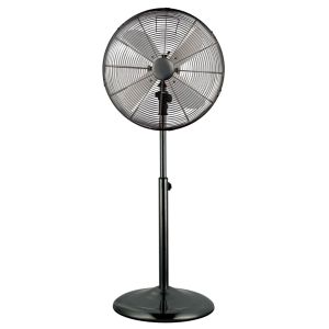 China 16 Inch 4 Metal Blades Retro Standing Fan , High Velocity Industrial Floor Fan on sale