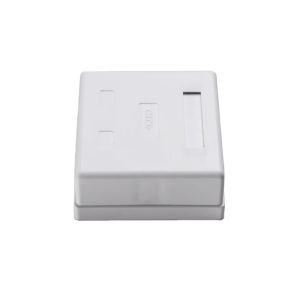 Single Port Cat6 UTP Surface Mount Box for Seamless Network Desktop Integration