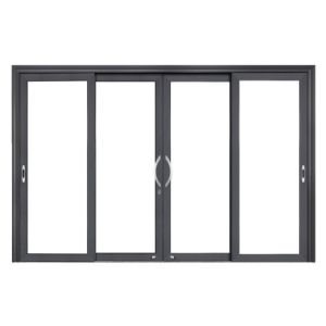 Customized Residential Aluminium Slimline Sliding Glass Doors with Stable