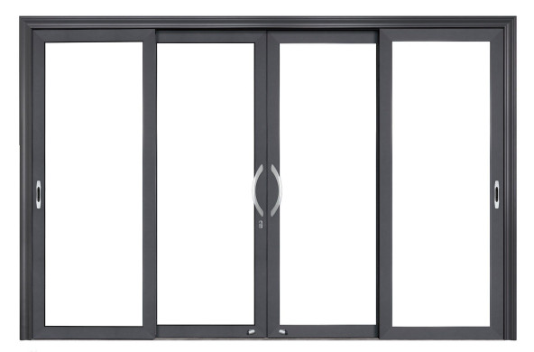 Customized Residential Aluminium Slimline Sliding Glass Doors with Stable