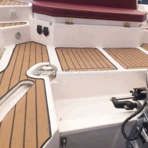 25meter/roll Brushed Anti UV PVC Rubber Teak Boat Deck for Marine Vessels