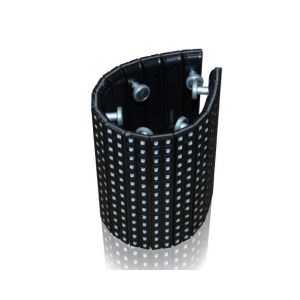 P8 Flexible LED Screen Panel / IP53 soft led module With MBI5124 Driving IC
