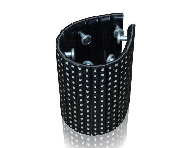 P8 Flexible LED Screen Panel / IP53 soft led module With MBI5124 Driving IC