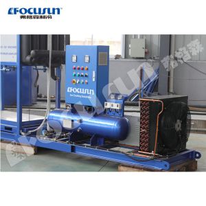 1 Ton Bitzer Compressor Direct Refrigeration Block Ice Machine for Customized