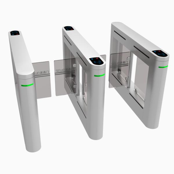 TCP/IP Communication Interface High Speed Gate Turnstile with Biometric Access