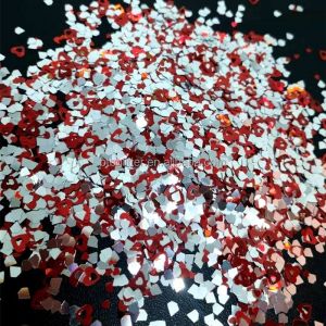 Solvent Resistant Valentines Day Loose Glitter Polyester Chunky Glitter Bulk for