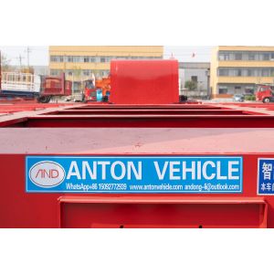 3 Axles Hydraulic Detachable Gooseneck Lowbed Low Loader Trailer for Heavy