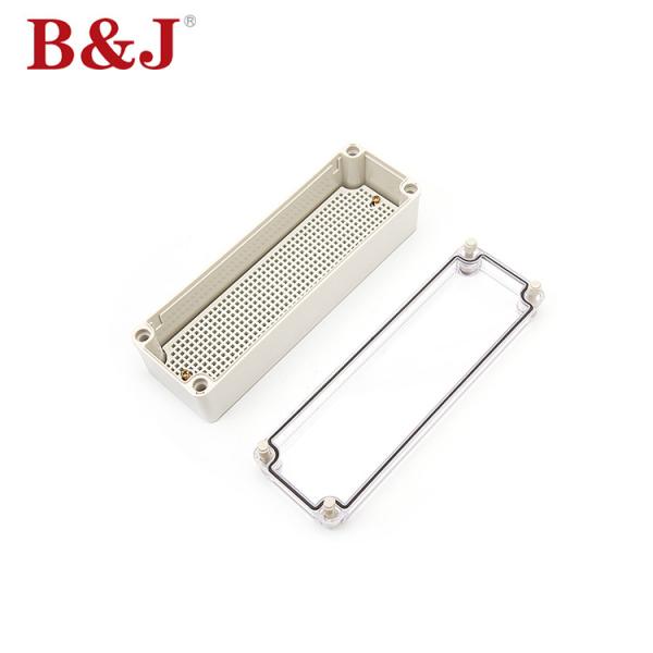 RAL7035 Light Grey Plastic Electrical Enclosure Boxes , Plastic Enclosures With