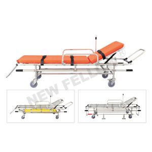 Low Position Adjustable Emergency Rescue Ambulance Stretcher For Fire Scene