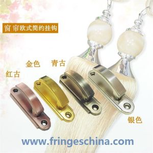High quality classical customized metal curtain hooks for home decorations