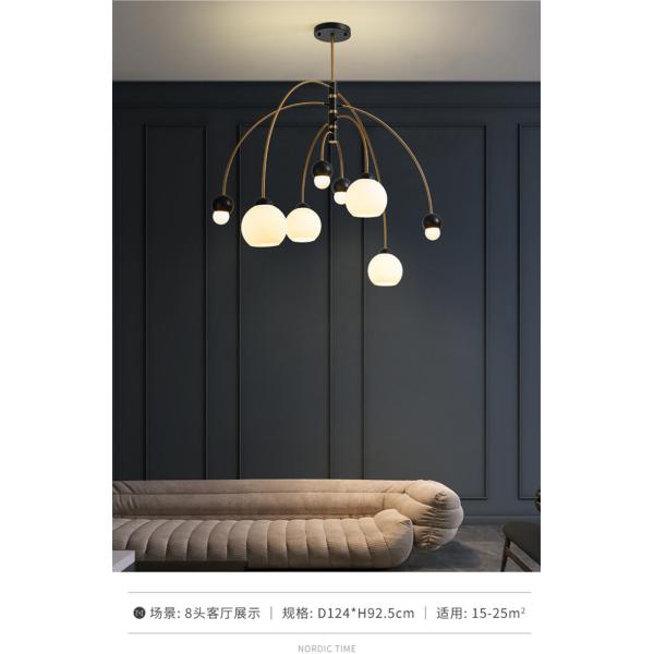 Nordic design creative glass chandelier living room bedroom dining room Willow Chandelier(WH-MI-362)