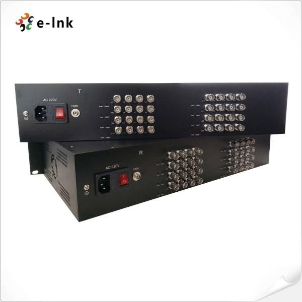 Quality 32Ch HD-AHD/HD-CVI/HD-TVI/CVBS 4-in-1 Video Fiber Converter Non-compression coding technology wholesale