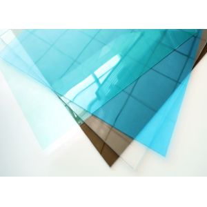 Moistureproof Harmless Plastic PC Sheet , Transparent Solid Polycarbonate Panels