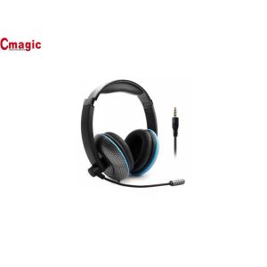 Active Noise Cancelling Wired Gaming Headphones , Computer Headphones With Mic