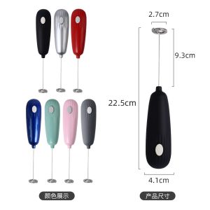 AA Battery Operated Milk Frother Handheld Mini Electric Coffee Mixer