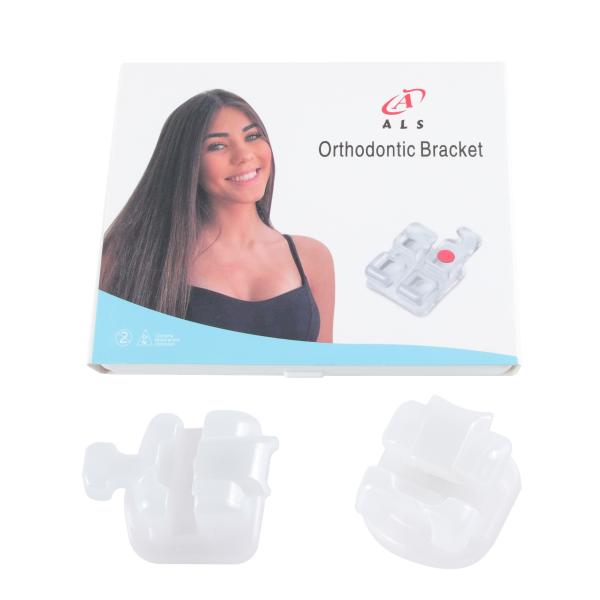Quality Monocrystalline Sapphire Orthodontic Bracket Tooth Treatment Braces OEM wholesale