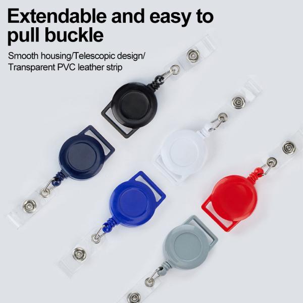 Deyi Badge Reel Outdoor Retractable ID Badge Holder Reels Swivel Alligator Clip