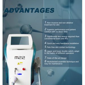 480nm 530nm DPL Laser Hair Removal RF Laser Resurfacing Machine