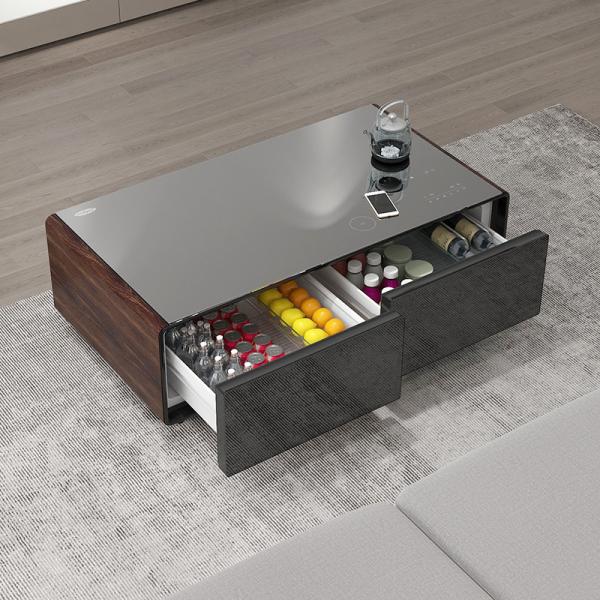 Enhance Your Living Room with this Coffee Table Built-in Music Player and USB