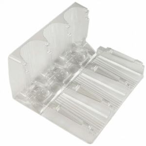 Customized 3 Cavity Clamshell Clear Pet Deep Cavity Seedling Tray