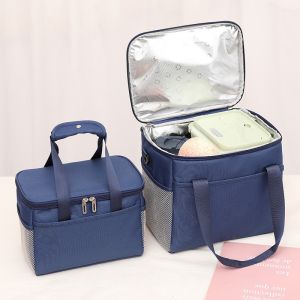 Multi Size Camping Insulated Tote Lunch Bag Box With Shoulder Strap Waterproof