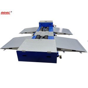 Portable Movable Truck Roller Brake Tester For 4WD Vehicles 10T Capacity Vehicle