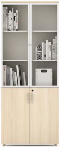 Cheap 0.8M Wood File Cabinet 2 Doors Modern Filing Cabinet Good Workshop for sale