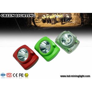 Pc Led Miners Cap Lamp , 13000lux Logo Customized Mining Lamps For Hard Hats