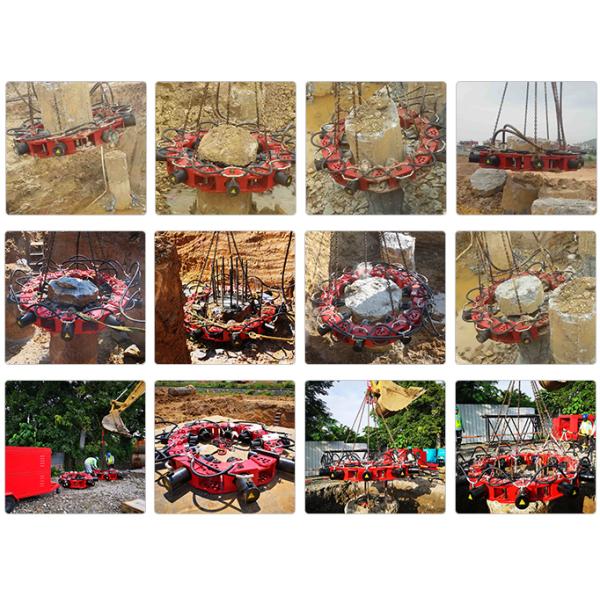 60pcs/8h Hydraulic Pile Breaker