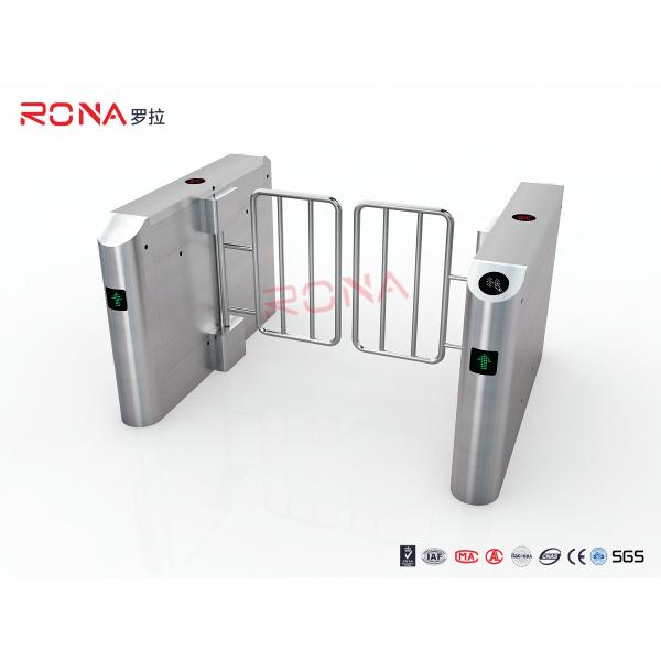 3 Lanes Automatic Swing Barrier Gate with Card Collector For Biometric Access
