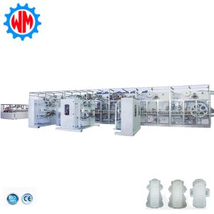 Full Servo Sanitary Napkin Production Line WM-ASN12 Automatic Fluff Pulp