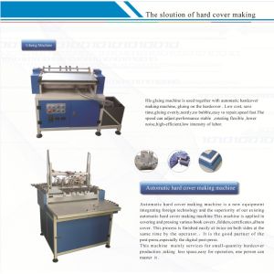 Automatic Hard Cover Photo Book Making Machine With Gluing Machine