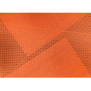 110GSM Polyester Mesh Fabric For Sports Wear Lining Traffic Safety Clothes Neon